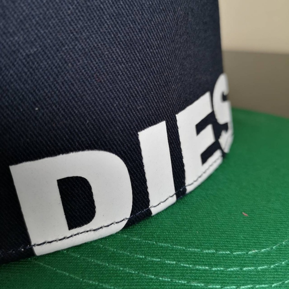 Diesel Kids Size Baseball Camp Hat Cap Logo Blue - Picture 2 of 3